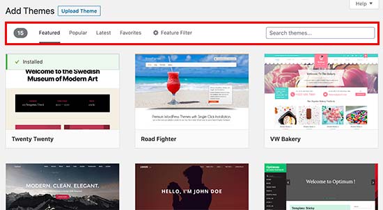 WordPress Theme Installation